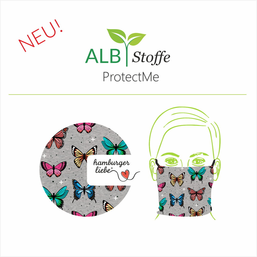 Hamburger Liebe Albstoffe Masken SHIELD PRO Panel Winter Runde