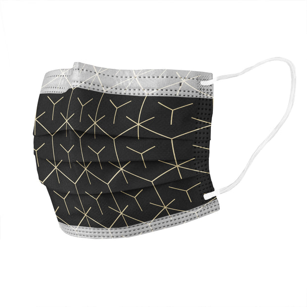 Medizinische OP Maske - 56 Design BLACK ROOM - 20er Pack