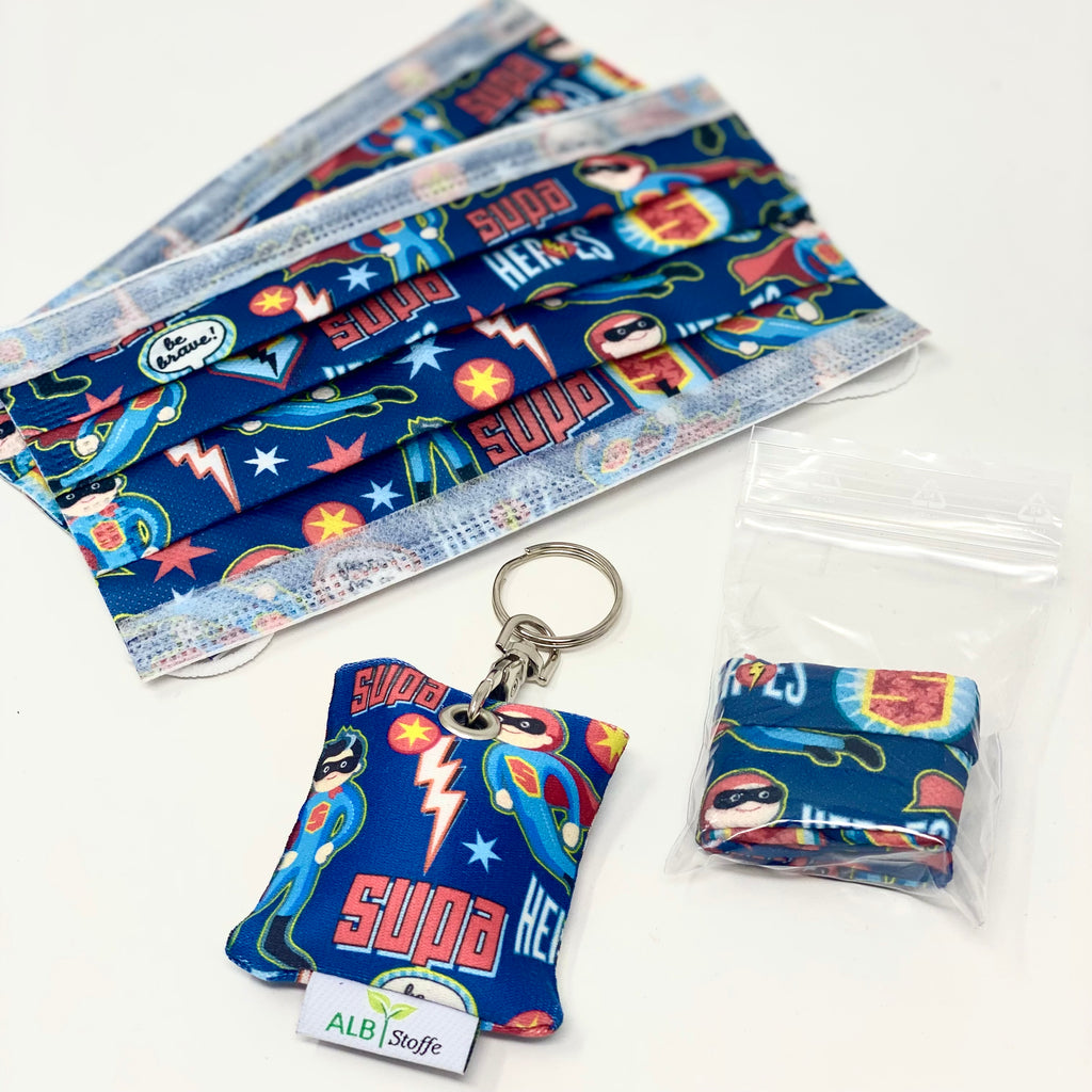 Albstoffe ProtectMe MaskenEtui Design Hero mit OP Masken